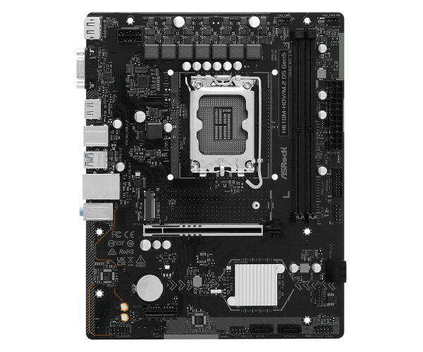 ASRock H610M-HDV/M.2 D5 GEN5    1700 mATX HDMI/DP/D-Sub DDR5