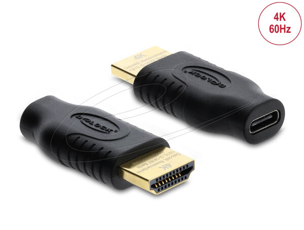 DELOCK Adapter USB-C > HDMI 4K/60Hz St > Bu (HDR u. HDCP)