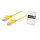 Shiverpeaks RJ45 Patchkabel flach, CAT7 Roh, slim, 5,0m gelb