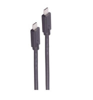Shiverpeaks USB Anschlusskabel Typ-C 2.0 100W schwarz 3m