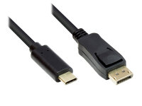 Good Connections Adapterkabel USB-C an DP1.2 schwarz 3m