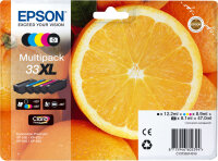 Patrone Epson 33 5er-Pack black + color XL             T3357