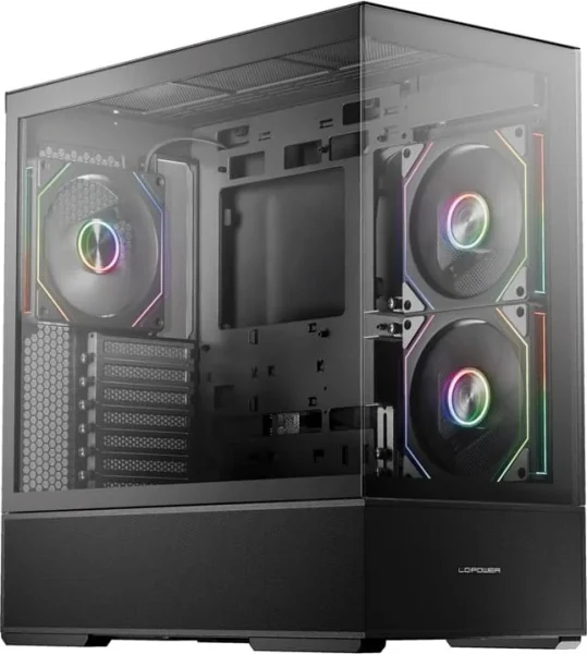 LC-Power Geh Midi ATX Gaming 812B - Onyx Vision -  o.N