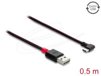 DELOCK EASY-USB 2.0 Kabel Typ-A St > USB-C St gew....