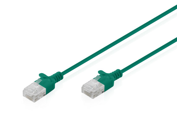 DIGITUS Patchkabel CAT 6 U-UTP Slim 1,5m Grün