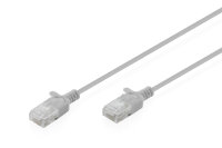 DIGITUS Patchkabel CAT 6 U-UTP Slim 2m Grau