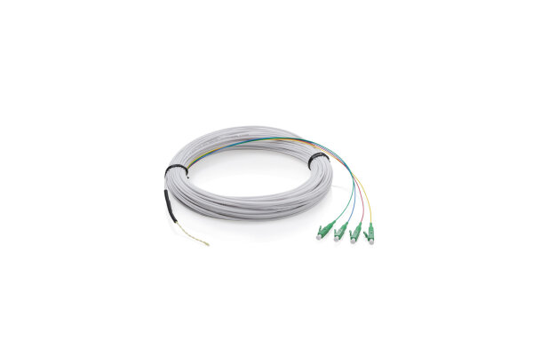 DIGITUS FTTH  Kabel 4 LC/APC 30 m Singlemode 4 Fasern