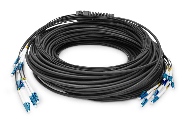 DIGITUS Glasfaser-Kabel Singlemode OS2,8 Fasern, LC/UPC 150m