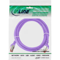 S/FTP CAT6, 1 Meter VIOLETT