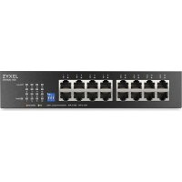 Zyxel 16-Port Gigabit Unmanaged Switch Slimline mit 135W PoE
