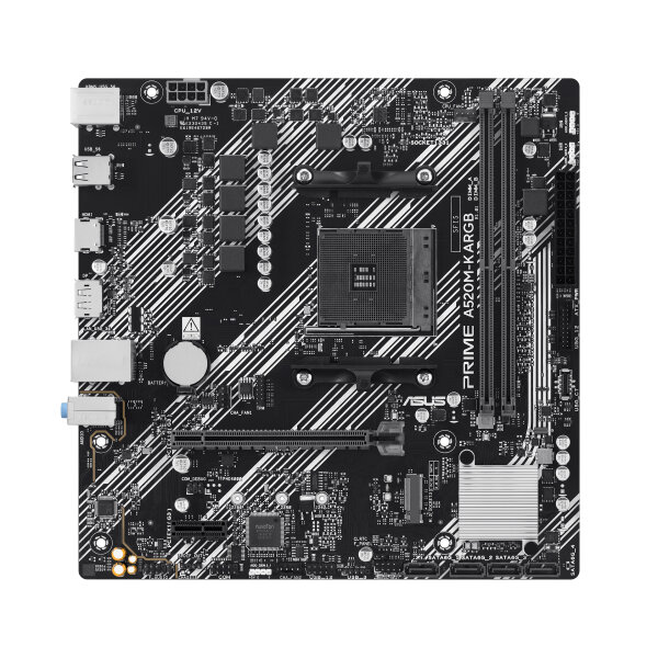 ASUS PRIME A520M-K ARGB                  (AMD,AM4,DDR4,mATX)