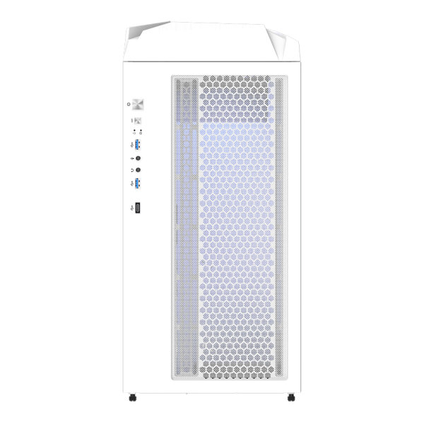 Gigabyte C301 Glass white V2, white, ATX