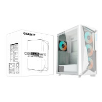 Gigabyte C301 Glass white V2, white, ATX
