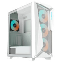 Gigabyte C301 Glass white V2, white, ATX