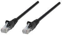 INTELLINET Patchkabel RJ45 U/UTP Cat6 5.00m Hebelschutz schw