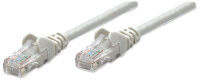 INTELLINET Patchkabel RJ45 U/UTP Cat6 15m   Hebelschutz grau