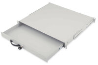 DIGITUS Schublade 1HE 483mm          grau abschließbar