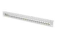 DIGITUS Patchpanel   1HE 24-Port Modular Patchpanel grau