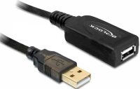 DELOCK USB Verl. A -> A St/Bu 15.00m aktiv sw