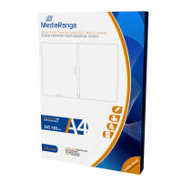 MediaRange DVD Case 50 DINA4 Bögen/Pack vorgestanzt...