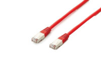 Equip Patchkabel Cat6A Plat.S/FTP 2xRJ45  2.00m     rot...