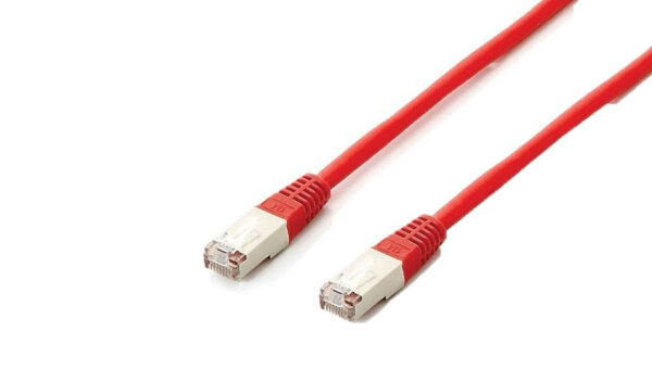 Equip Patchkabel Cat6A Plat.S/FTP 2xRJ45 10.00m     rot LSZH Polybeutel