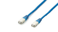 Equip Patchkabel Cat6A Plat.S/FTP 2xRJ45 10.00m    blau...