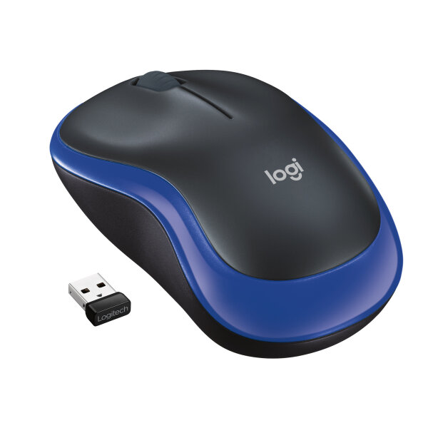 Logitech Wireless Mouse M185 blue retail