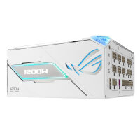 1200 Watt ASUS ROG-THOR-1200P3-WHITE-GAMING ATX 3.1 ROG Thor Platinum III White Edition vollmodular 1200W 80 PLUS Platinum weiß
