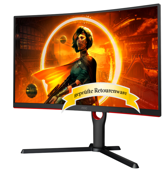 68.6cm (27") AOC CQ27G3SU/BK VA WQHD 165Hz Gaming Lautsprecher Curved Sonderware