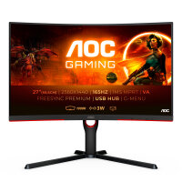 68.6cm (27") AOC CQ27G3SU/BK VA WQHD 165Hz Gaming...