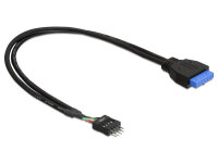 DELOCK USB3.0 Kabel  Pinheader 19pin -> 8pin Bu/St 0.4