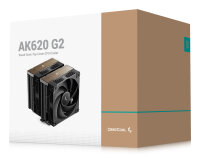 DeepCool AK620 G2 Dual Tower Heatpipe Kühler black