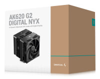 DeepCool AK620 G2 Digital NYX Dual Tower Heatpipe Kühler Display black