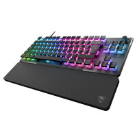 Turtle Beach Vulcan II TKL Pro - Magnetisch-mechanische RGB-Gaming-Tastatur, Analoge Halleffekt-Schalter, Medientasten, Handballenauflage, Aluminium-Abdeckplatte - DE Layout