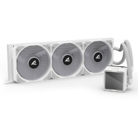 Cooler Sharkoon S100 ARGB 3 Lüfter weiß AiO...