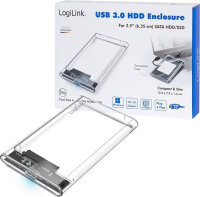 HDD Gehäuse LogiLink Speichergehäuse 2,5 USB 3.0 UA0409