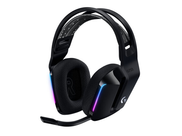 Headset Logitech Gaming G733 Lightspeed wireless black