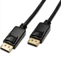 Kabel Displayport zu Displayport schwarz 4K 60Hz 1m...