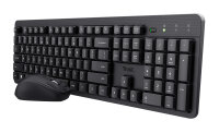 Keyboard & Mouse Trust Wired Combo Ody II black (DE)