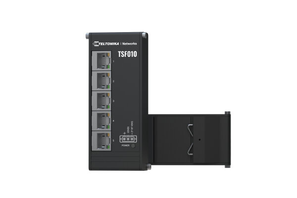 Teltonika TSF010 Unmanaged Ethernet-Switch 5x100 Mbps, flat