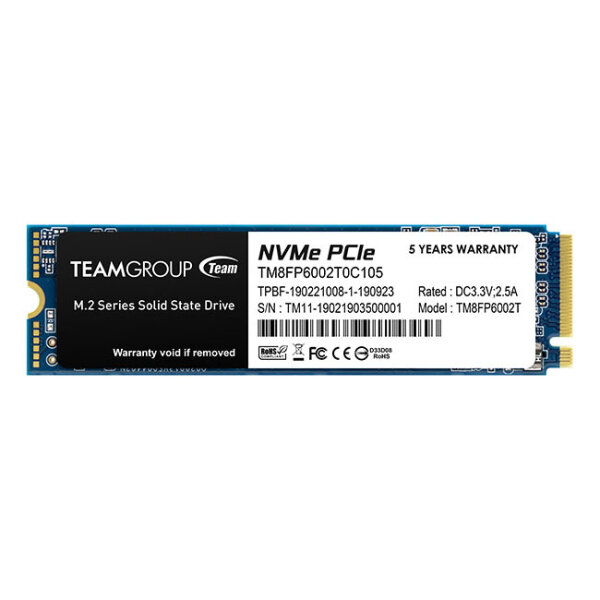 SSD Teamgroup 2TB MP33 PCIe M.2 TM8FP6002T0C101 PCIe 3.0 NVME
