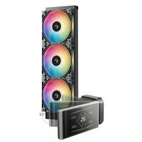 DeepCool LT360 Vision ARGB 360mm CPU Wasserkühlung 4.5"Display  schwarz