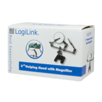 Logilink 3te helfende Hand mit Lupe, 46mm Lupe & 8 Gelenken