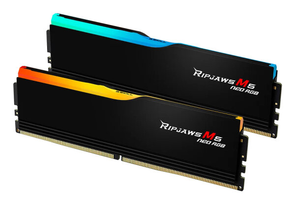 32GB G.Skill Ripjaws M5 Neo RGB CL36 2x 16GB DDR5-6000 Kit 1.35V UDIMM DDR5 6000MHz schwarz