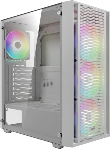 Gamdias Aura GC2 Elite WH ARGB GAMING Miditower White retail