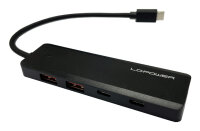 LC-Power LC-HUB-U3-4-C 2xUSBA 1XUSB-C Black retail