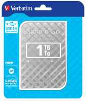 Verbatim Store n Go 2,5 1TB USB 3.0 silver Gen 2 53197