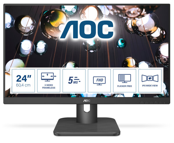 AOC 60,5cm (23,8") 24E1Q    16:09 HDMI+DP IPS  5ms
