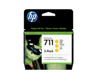 HP 711 Tinte gelb 3er Pack